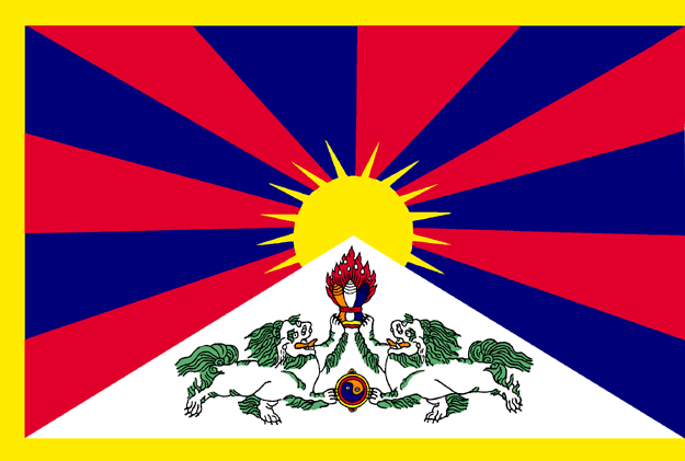 Описание: национальный флаг Тибета